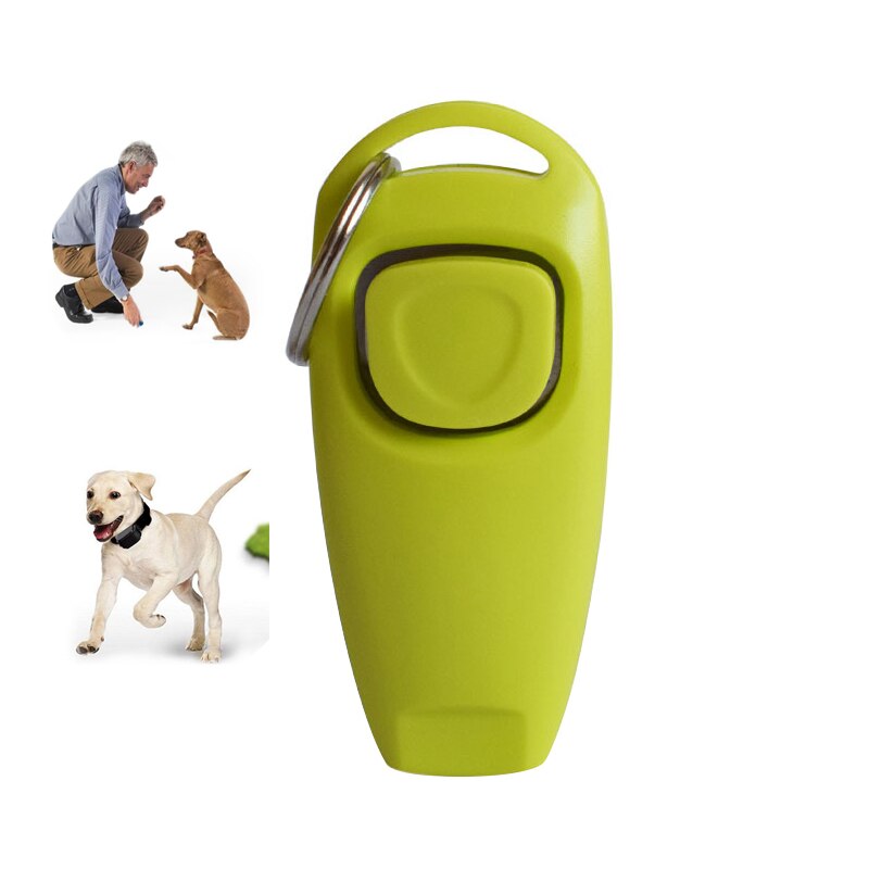 Dog Training Whistle Clicker Pet Dog Trainer Help Guide With Key Ring Treat Bags Dog Supplies
