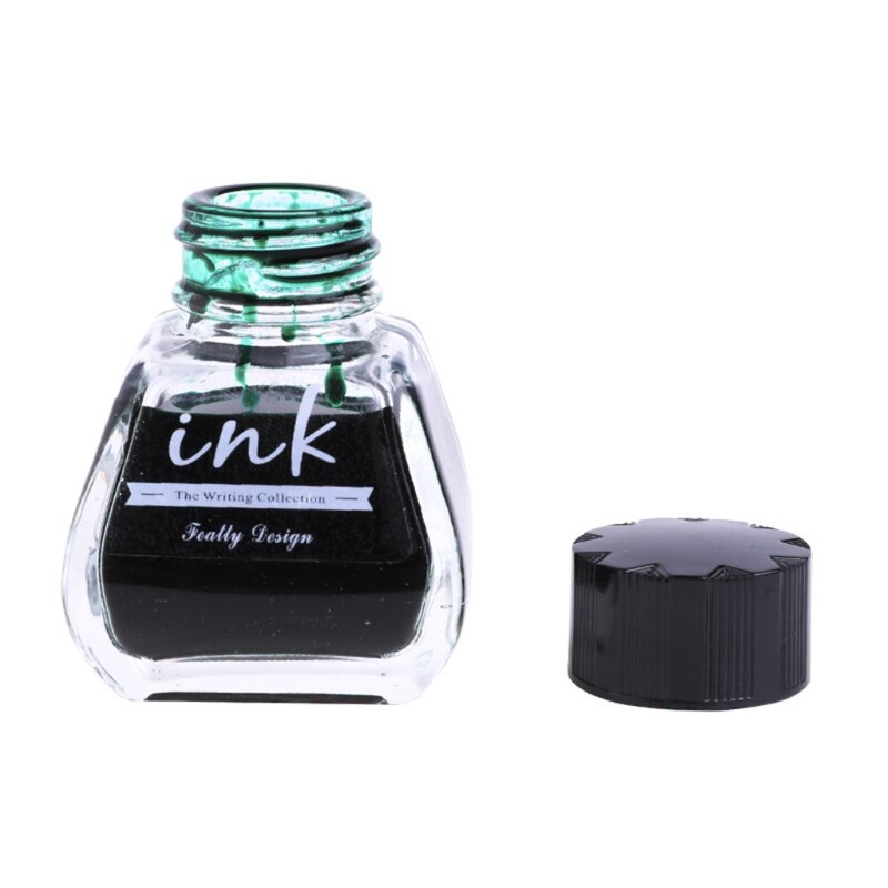 1 Bottle Pure Colorful 30ml Fountain Pen Ink Non-carbon Refilling Inks Stationery School Office Supplies: 8