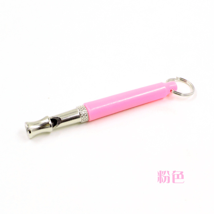 Dog Accessories UltraSonic Supersonic Sound Pitch Silent Dog Pet Puppy Command Training Whistle For Dogs: pink