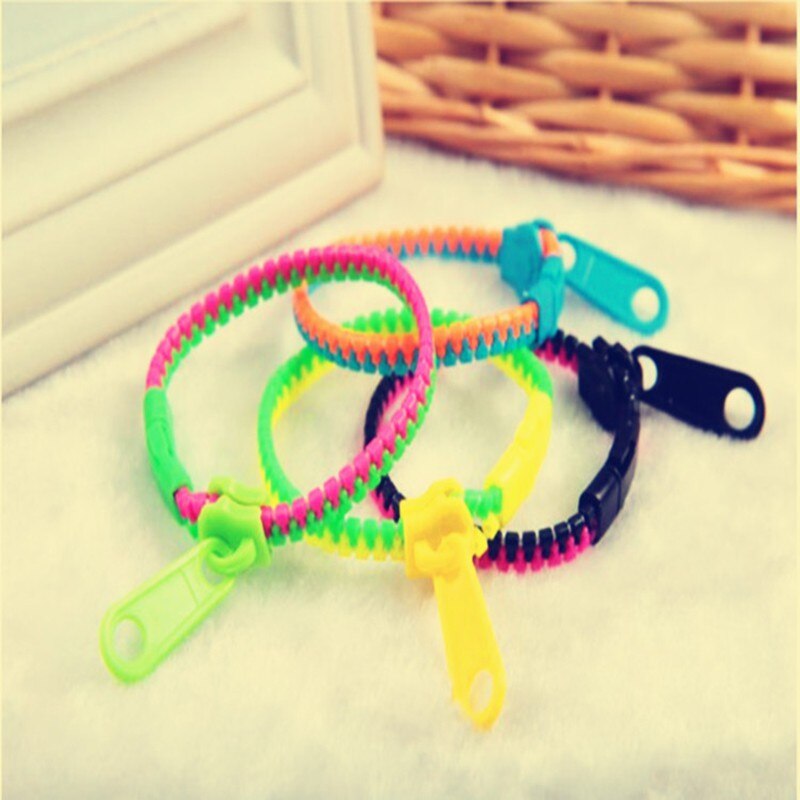 10pcs/set Zipper Bracelet Fidget Products Toy Kids Children Hand Sensory Toys Stress Relief/ Better Focus/ Killing Time