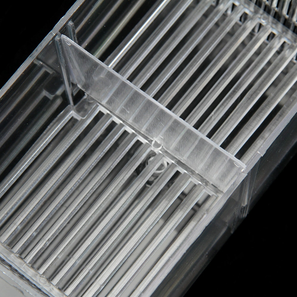Fish Breeding Box Isolation Floating Cage Breeder Tank Fry Trap Incubator Aquarium Hatchery Guppies Transparent Double-deck