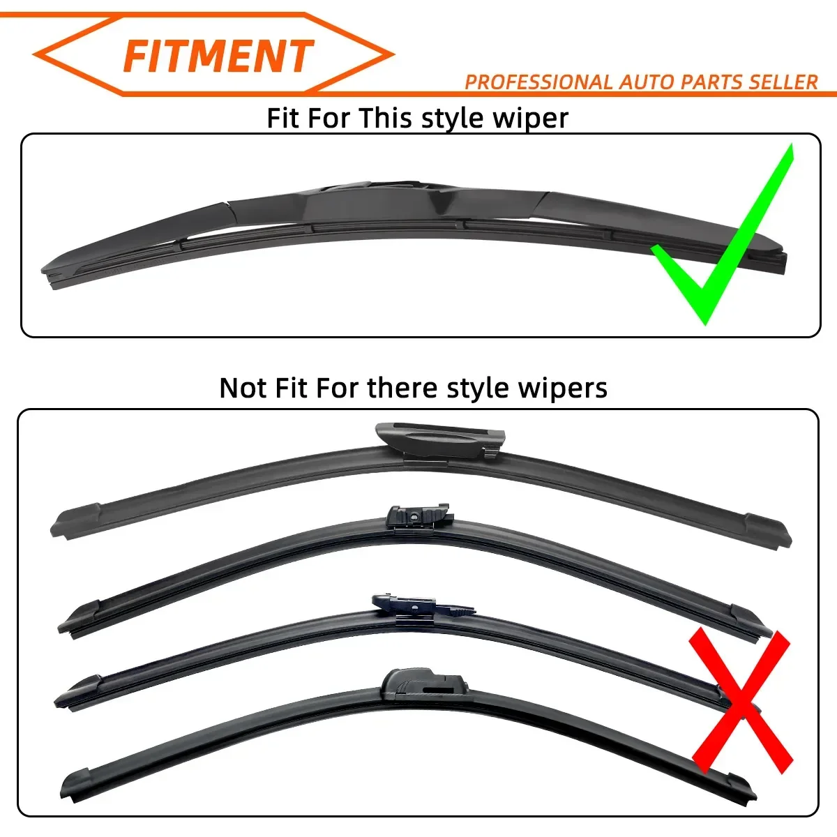 Piezas de repuesto para limpiaparabrisas de coche, hoja de repuesto de goma, tira de inserción suave, 14 ", 16", 18 ", 22", 24 ", 26", 28 ", 35cm a 70cm