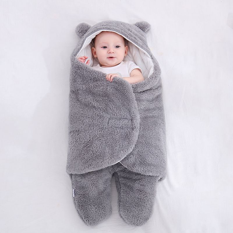 Baby Slaapzak Ultra-Zachte Pluizige Fleece Pasgeboren Ontvangen Deken Baby Jongens Meisjes Clothessleeping Nursery Wrap Inbakeren