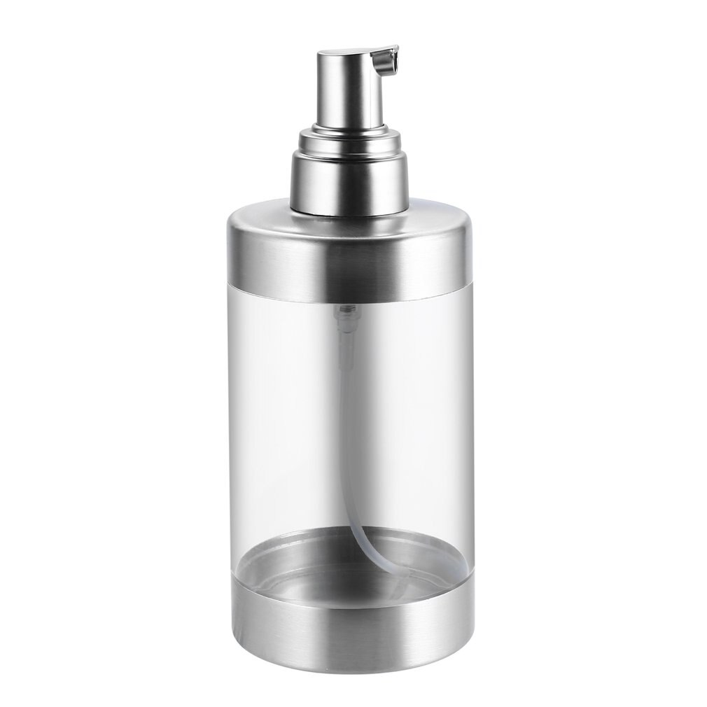 Durable Stainless Steel Kitchen Bathroom Hand Pump Liquid Soap Dispenser Lotion Detergent Bottle Bathroom Hardware