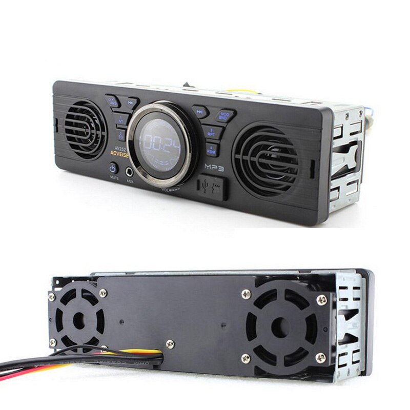 AV252 Gebaut-in 2 Lautsprecher Auto Radio 1 Lärm Bluetooth Handfree FM USB SD AUX in Audio- Stereo in Bindestrich MP3 Spieler 12V
