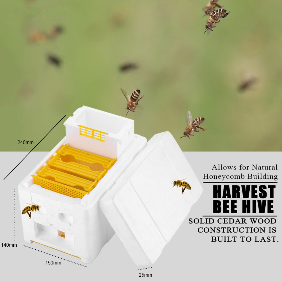 Beekeeping Tool Hive Box Queen Pollination Beekeeping Harvest Beehive For Bee Mating Copulation Queen Reserve Box