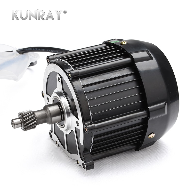 KUNRAY BLDC 650W 48V 60V Brushless DC Motor Three Four Wheel Electric Car Rear Axle Differential Motor Tricycle Conveyor Motors