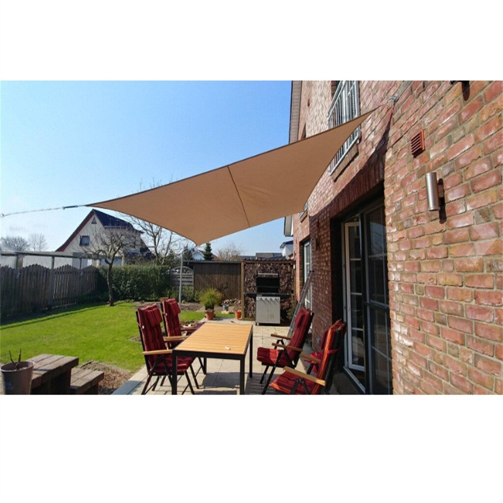 Waterproof Sun Shade Polyester Square Rectangle Shade Sail Garden Terrace Canopy Swimming Camping Hiking Yard Sail Awning #g3