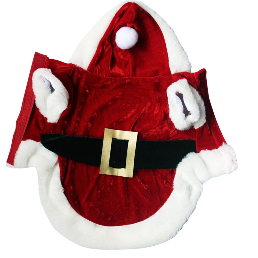 Disfraz de Papá Noel para perro, ropa de Navidad para perros pequeños, Abrigo con capucha para invierno, chaquetas para cachorros y gatos, triangulación de envíos, novedad