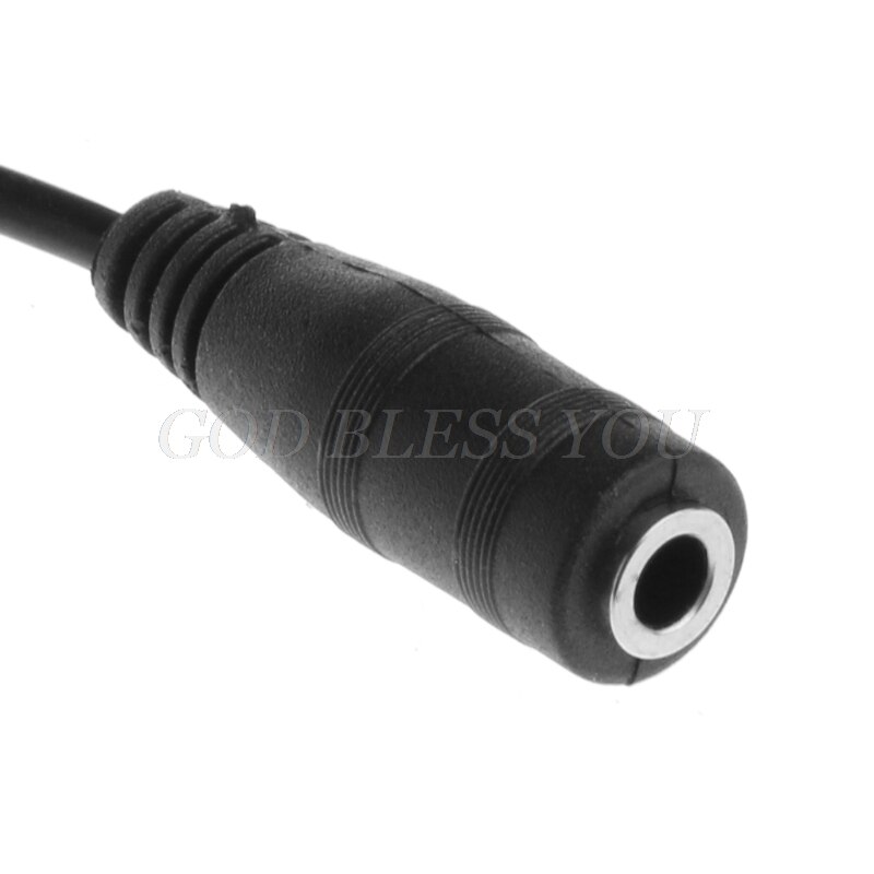 Mini USB 5 Pin Male To 3.5mm Female Headphone Jack Aux Audio Adapter Cable 15cm