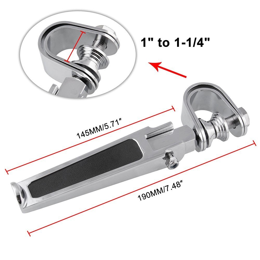 Silnik motocyklowy zderzak zmodyfikowany składany typ U podnóżki zestaw zacisków silnik motocyklowy zderzak zmodyfikowany składany typ U.