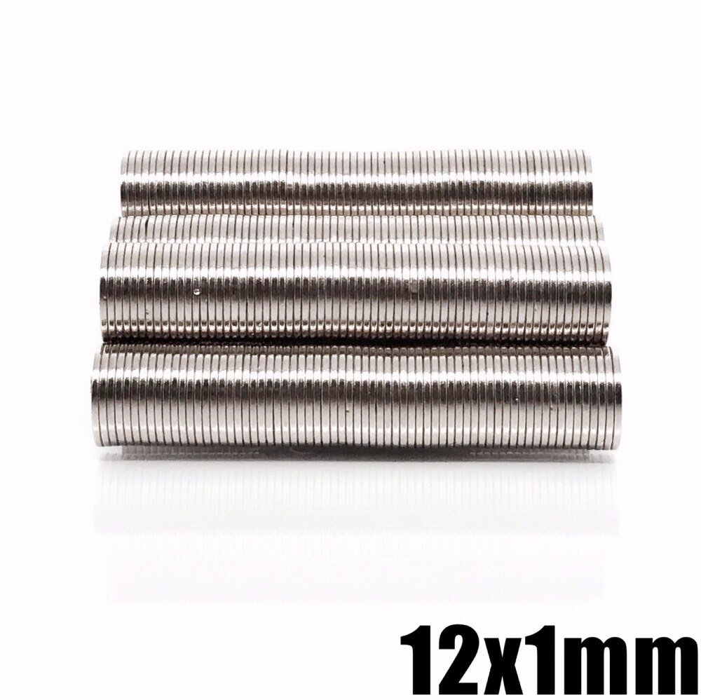 10/20/50/100 Pcs N35 12 Mm X 1 Mm Sterke Ronde Magneten Dia 12X1 Mm Neodymium Magneet Zeldzame Aarde Magneet 12*1 Mm