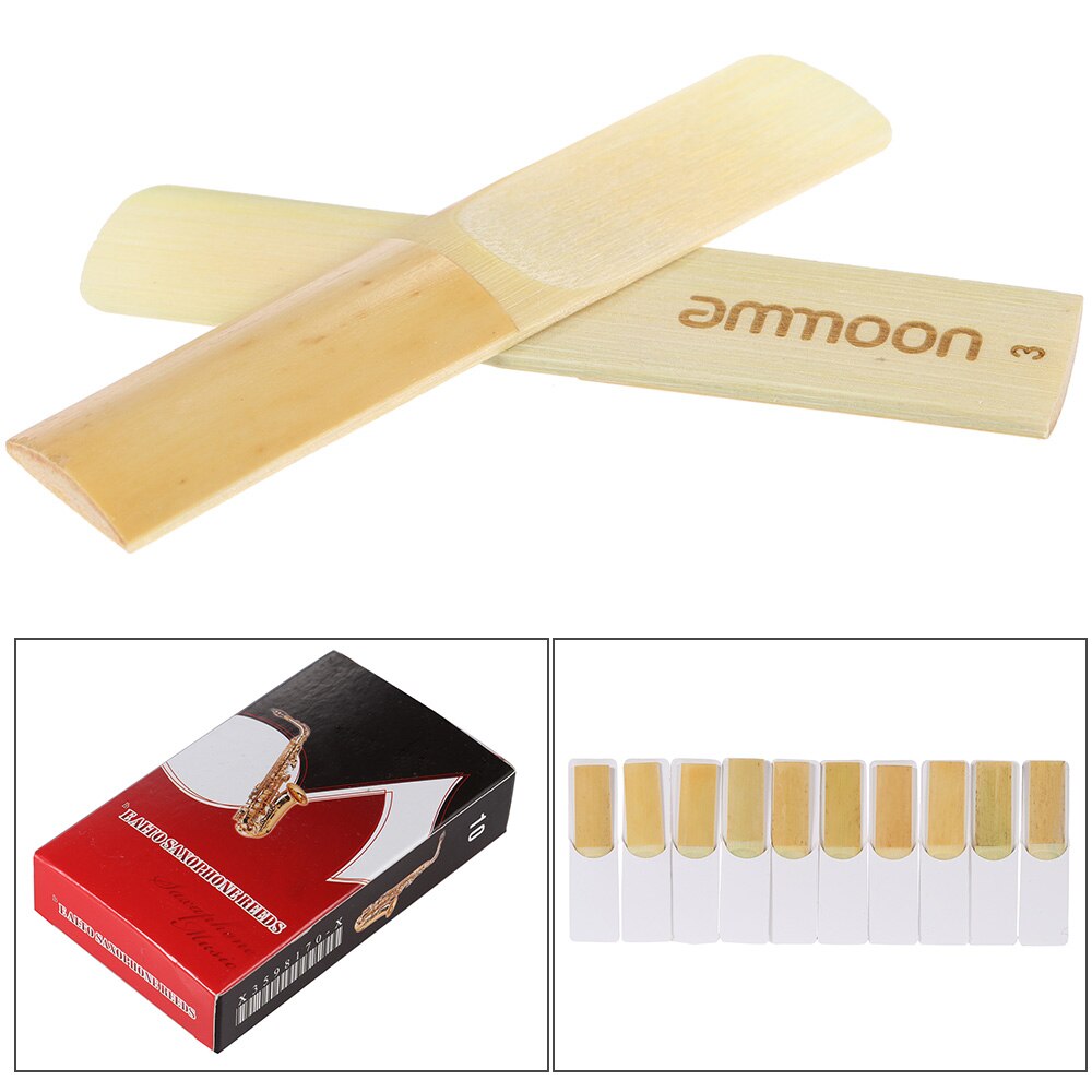 ammoon 10-pack Pieces Strength 2.5 Bamboo Reeds fo... – Grandado