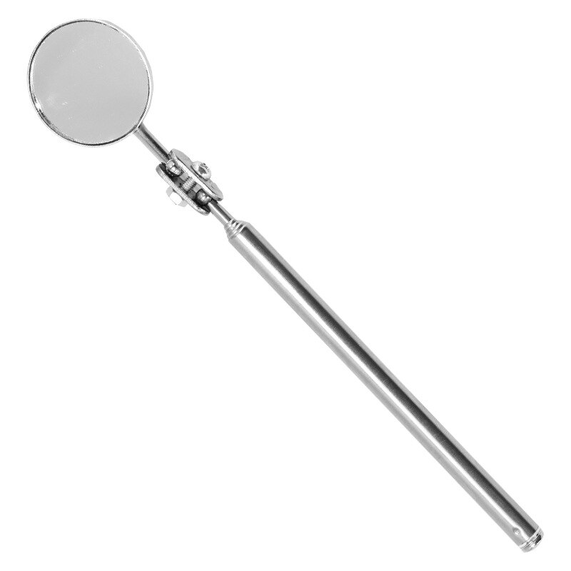 Car Inspection Mirror Extendable Round Mirror Car Telescopic Manual Tool Auto Parts Extendable