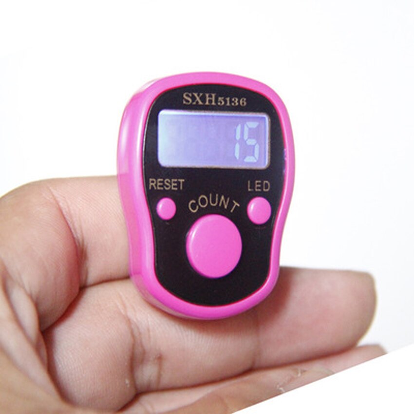 Mini Digit LCD Electronic Digital Golf Finger Hand Ring Tally Row Counter For Kitchen Cooking Tool Timer Reminder Digital Tally