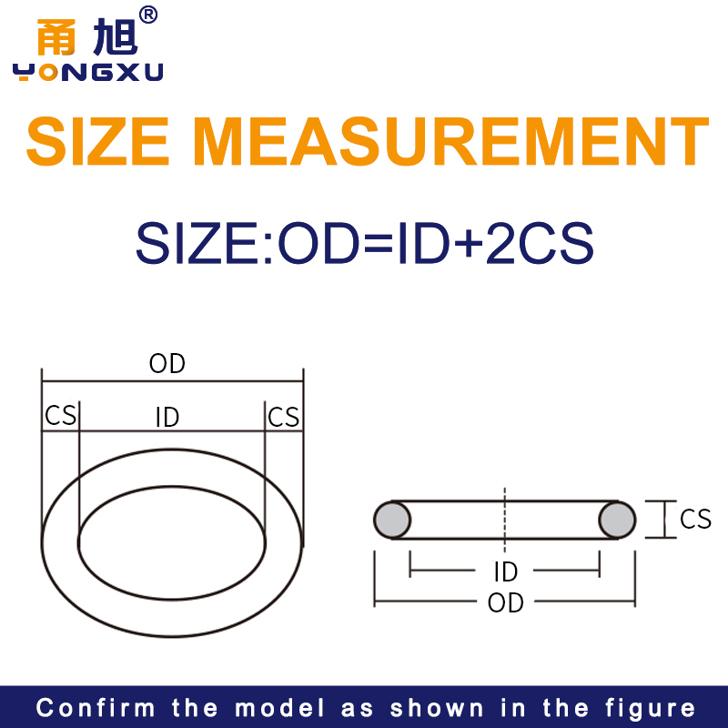 VMQ O squillare Guarnizione di tenuta Spessore CS2.4mm OD7-100mm Anello in gomma siliconica Isolamento Rondella impermeabile Nontoxi Assortimento bianco