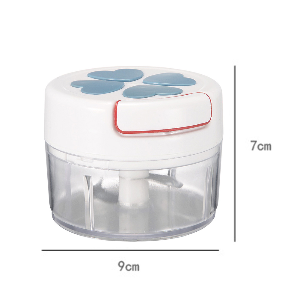 Manual Fruit Vegetable Chopper Meat Grinder Potato Carrot Grater Kitchen Tools Food Cutter Mincer Multifunction Crusher Cutter: Blue