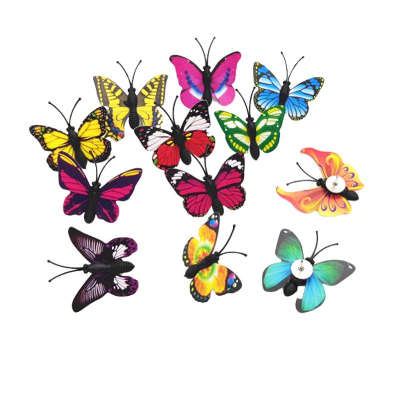 30 sztuk kreatywny motyl w kształcie pinezki naprawiono dekoracje ścienne szpilki szpilki dekoracyjne narzędzie dla majsterkowiczów robić użytku w domu i biurze