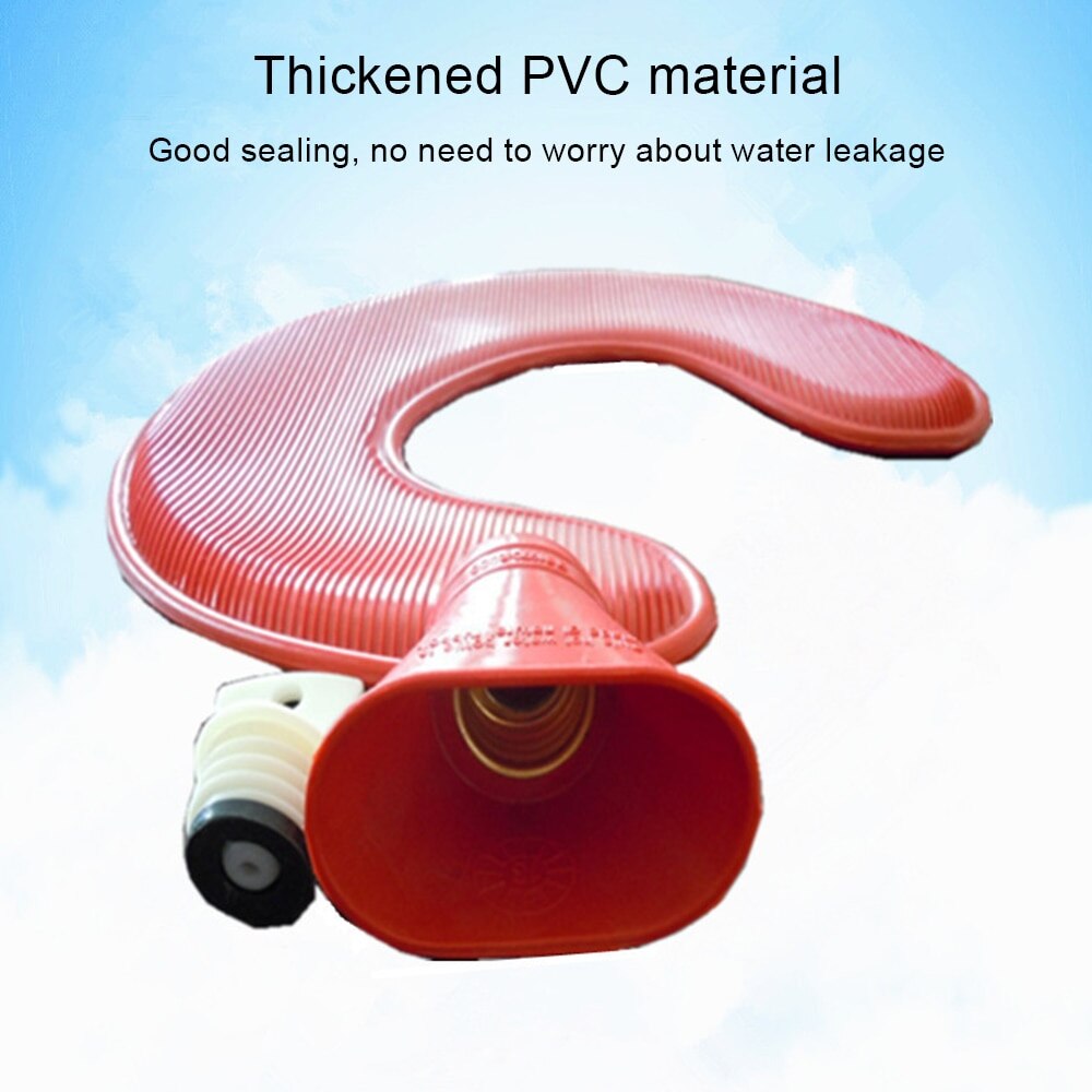 1000ml U-Shaped Rubber Water Bottle Bag Keep Hand Belly Warm Warmer Water Injection Warm Water Bag^^