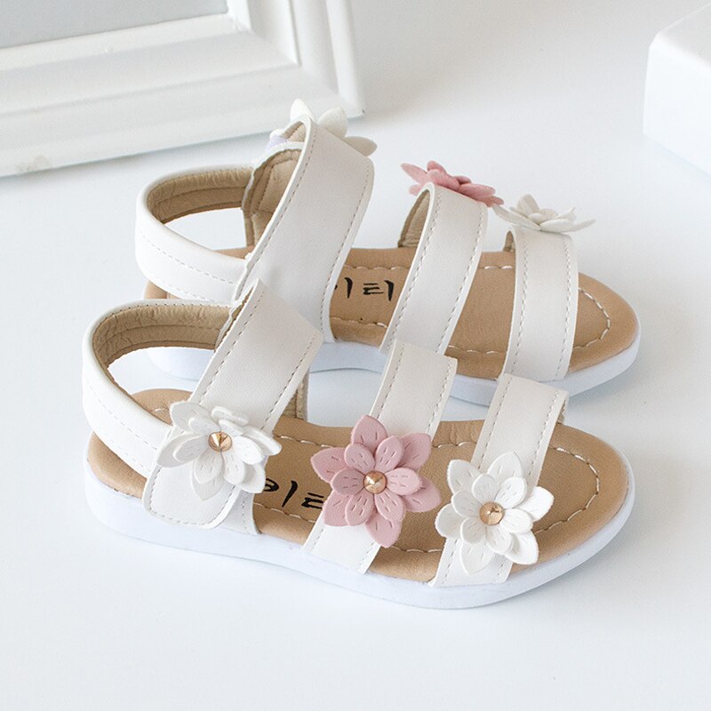 Blume Kinder Sandalen Sommer Strand Kinder Casual Schuhe Nette Heiße Verkäufe Freizeit Mädchen Turnschuhe Kleinkinder