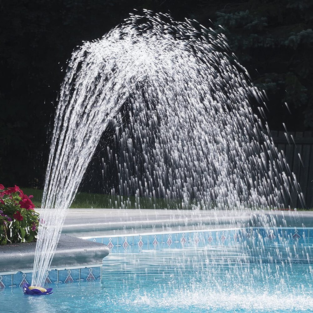 Waterfall Fountain Flower Head In / Above Ground Pool Water Spray Fountain Water Spray Fountain Fountain Soda Machine