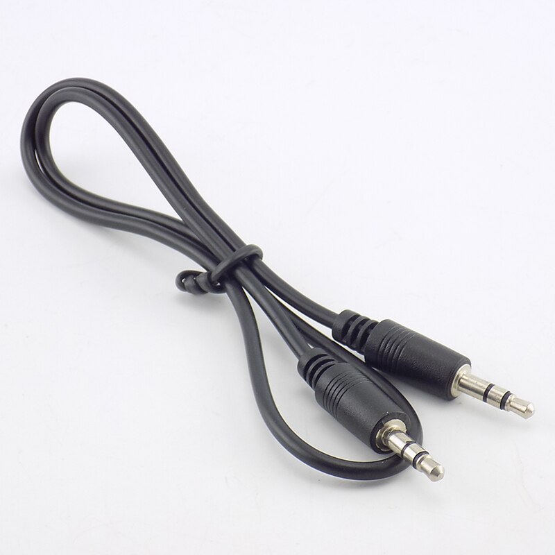 3.5mm Stereo Male to Male Plug Connector Adapter Cables Audio Aux Extension Cable Cord Conversion Line For TV Computer
