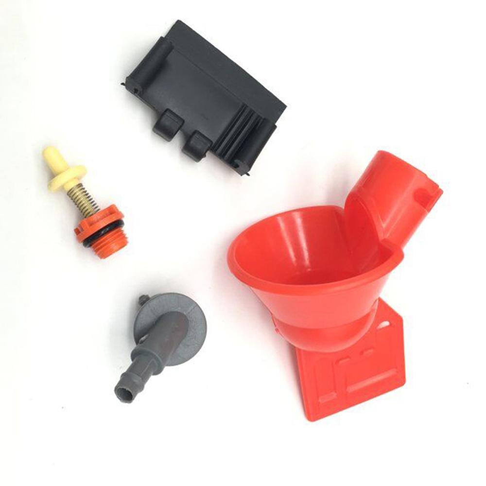 10 pezzi Abbeveratoio per quaglie Mangiatoie per animali Automatico Coop Mangime Pollame Pollo Abbeveratoio Acqua potabile Tazze