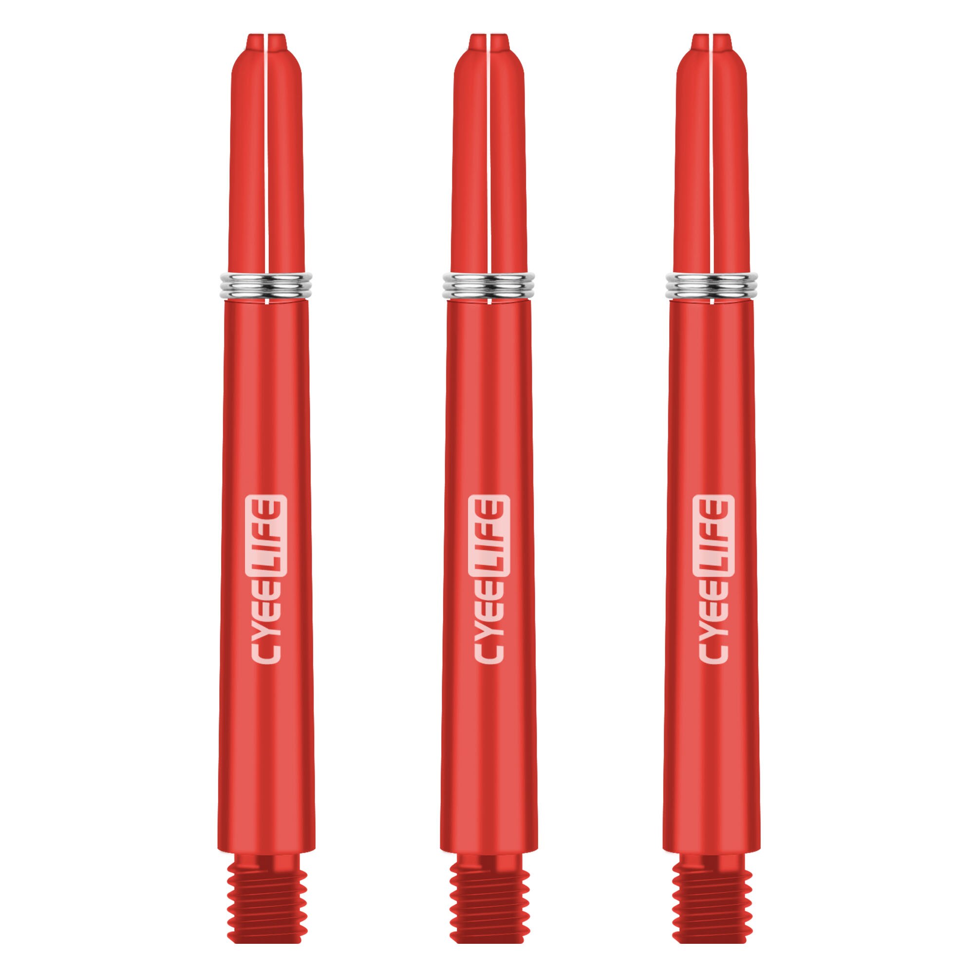 CyeeLife 30 pièces 2BA 41mm arbres de fléchettes PC professionnels arbre en plastique avec joint torique accessoires de fléchettes: Rouge