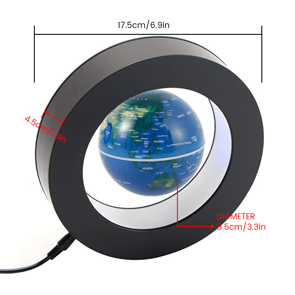 Schwebende Lampe Magnetische Levitation Globus LED Weltkarte Elektronische Anti-schwerkraft Lampe Pädagogisches Spielzeug nacht lichter Wohnkultur