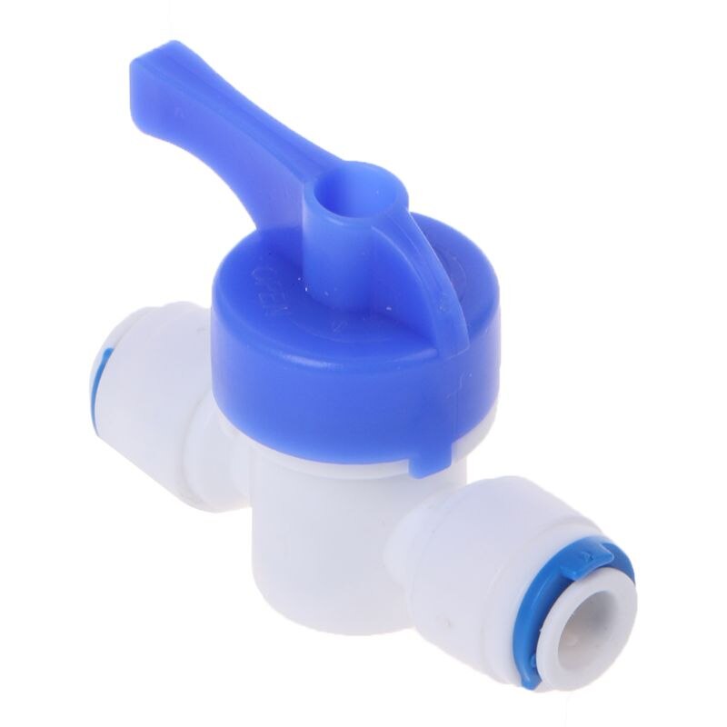 1/4'' Inline Ball Valve Quick Connect Shut off For RO Water Reverse Osmosis