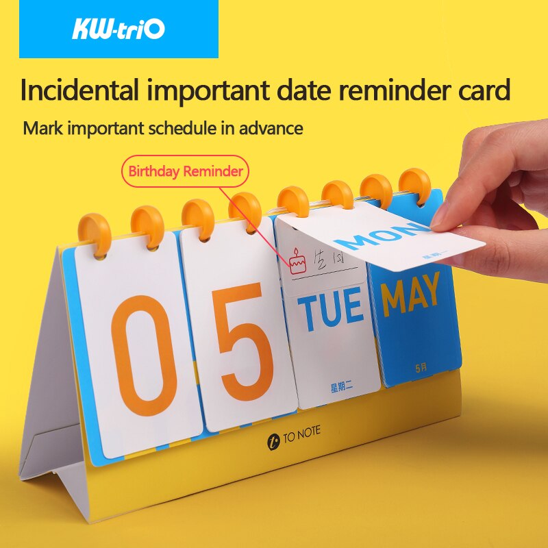 2022 Cute Desk Calendar Mushroom Hole DIY Perpetual Calendar Desktop Time Reminder Days Countdown Schedule Planning