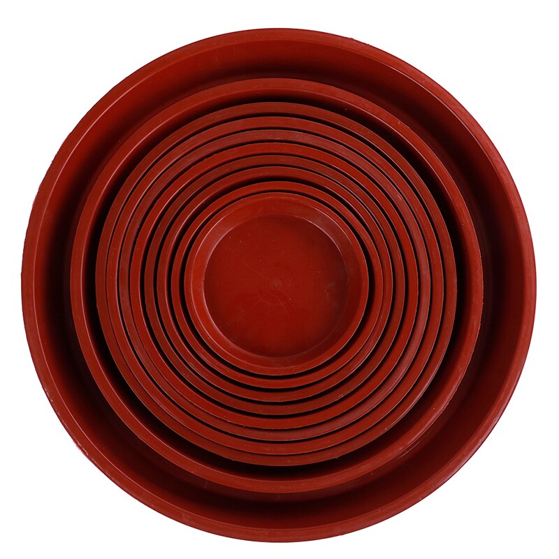 9Sizes Round Shape Plastic Solid Color Garden Pot ... – Grandado