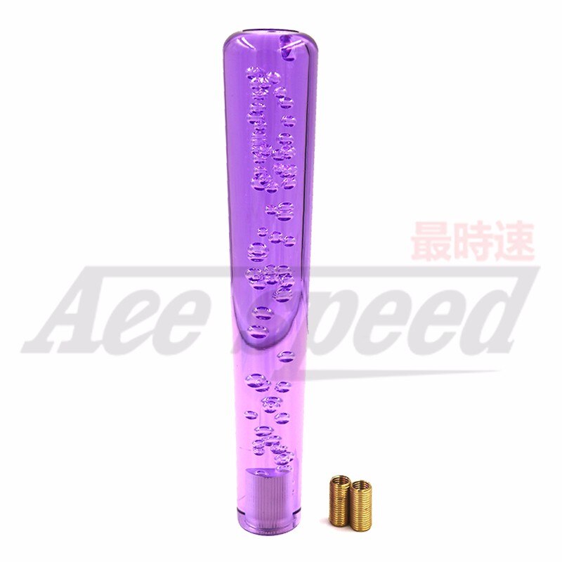 Car JDM Shift Knob Universal For Auto Manual Stick 25cm Gear Shifter Crystal Bubble Red Blue Green purple Transparent