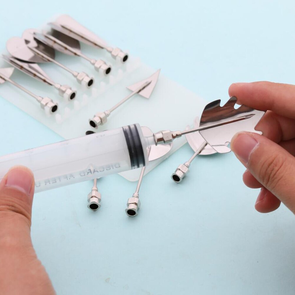 11 Uds. Herramientas de pastel de gelatina 3D herramientas de gelatina budín boquillas de pastelería utensilios para decoración de pasteles herramienta para cocina restaurante Bar