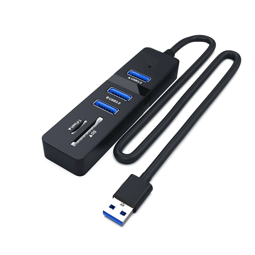 USB Hub 3.0 Multi USB 3.0 Hub USB Splitter High Speed 3 Ports 2.0 Hab TF SD Card Reader All In One For PC Computer Accessories: 1