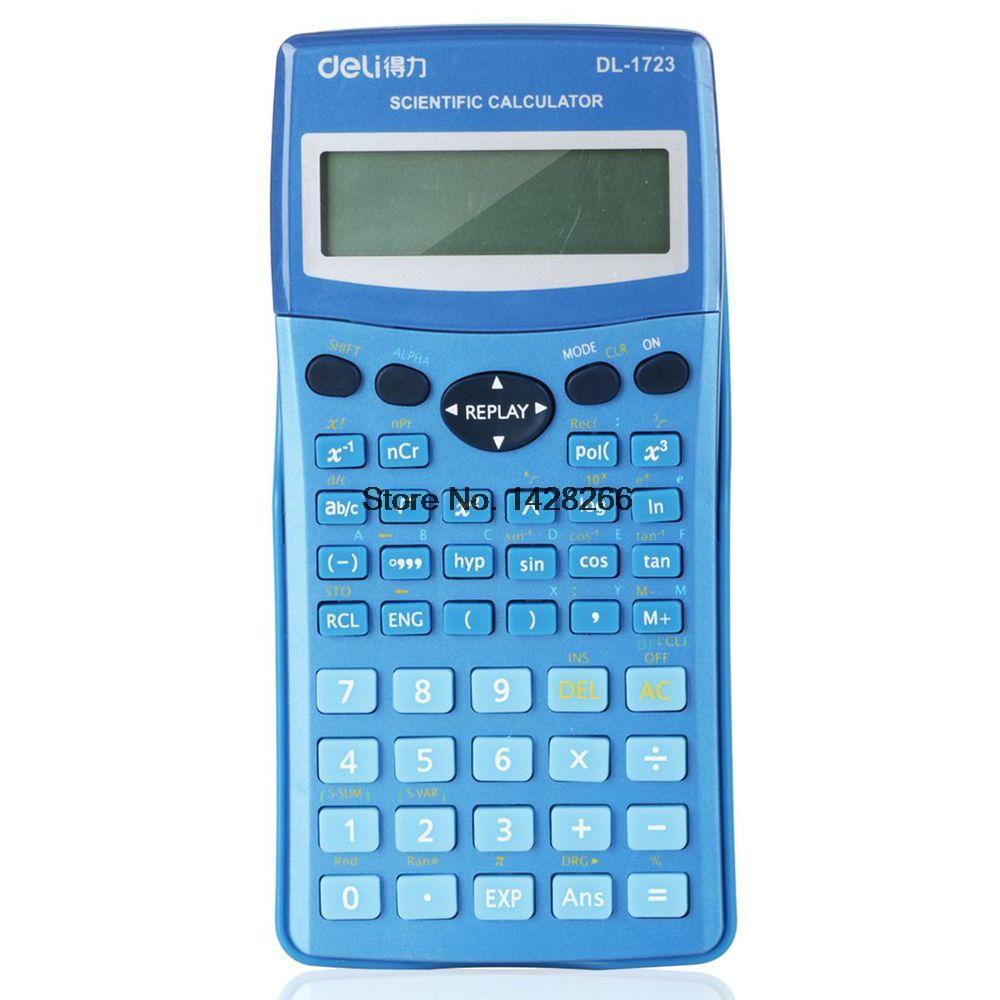 Student Scientific Calculator Multifunctional Counter Computer Calculating School Stationery Calculadora: Blue