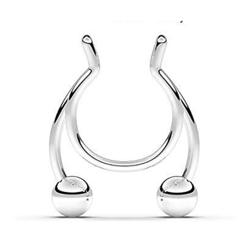 Anneau de nez en acier inoxydable, 1 pièce, faux Septum Nasal, Piercing, bijoux