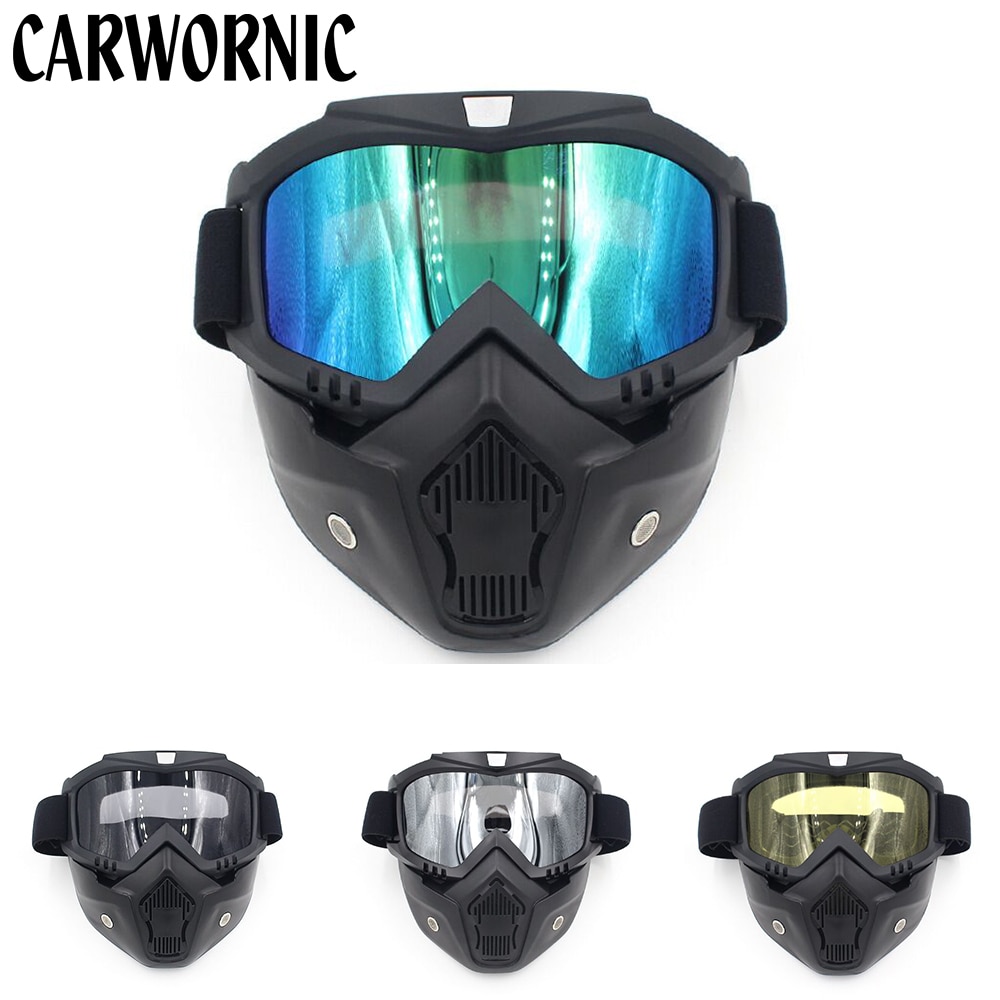 Skibrillen winter winddichte skibrillen motorcross zonnebrillen met gezichtsmasker ski snowboard sneeuwscooterbrillen
