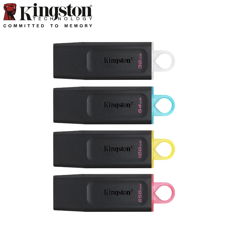 Kingston USB Flash Drive 32GB 64GB 128GB 256GB USB 3.2 Gen 1 Pen Drive DTX Flash Pendrive for Computer Original U disk