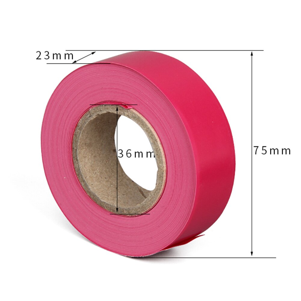 High Visibility Non Adhesive PVC Insulation Wire Wrapping Ribbon Flagging Tape