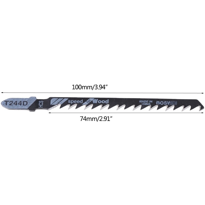 5 Pcs T244D HCS T-Shank Curved Jigsaw Blades Cutti... – Grandado