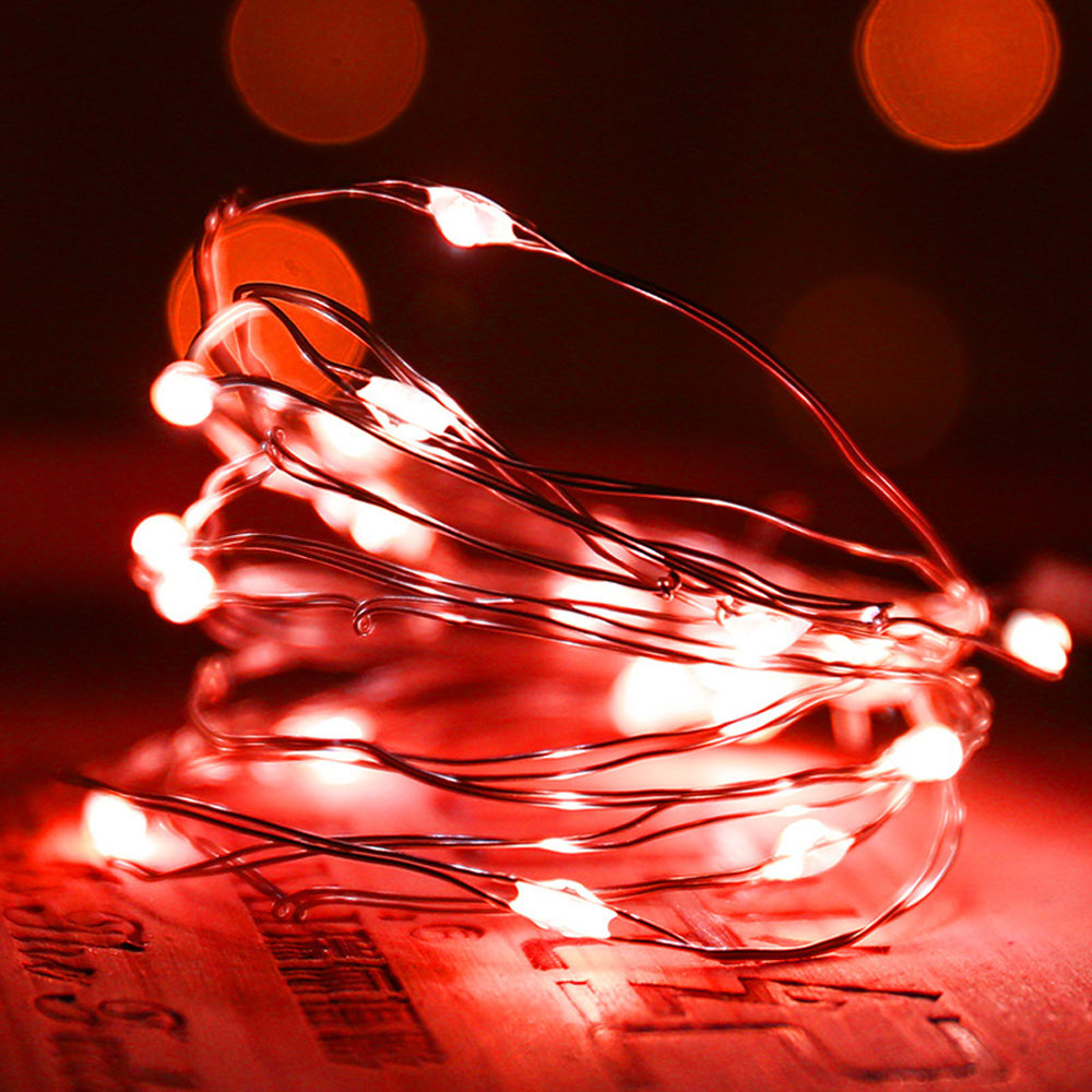 Guirlande lumineuse féerique Led en fil d'argent, alimentée par USB, étanche, pour l'extérieur, décoration DIY, , fête de mariage, noël: green / 300W
