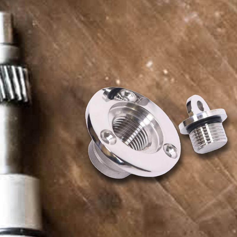 Boat Drain Plugs Water Outlet Boat Plug Marine Boat Parts Stainless Steel Drain Plugs Leak Proof Safety Plug Thread Boat Plugs