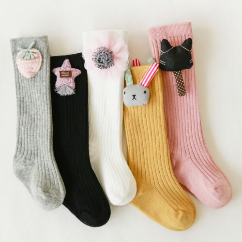 Goocheer Baby Meisjes Peuter Kid Bloem Katoenen Warme Panty Kousen Panty Broek Voor Prinses Meisje 0-3Y