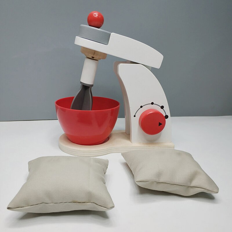 Kids Houten Pretend Play Sets Simulatie Broodroosters Brood Maker koffie machine Blender Bakken Kit Game mixer Keuken rol speelgoed