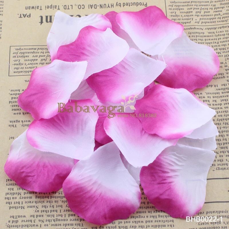 5x5 cm 40 Kleuren Zijde Rose Bloemblaadjes voor Bruiloft Tafel Confetti Decoraties