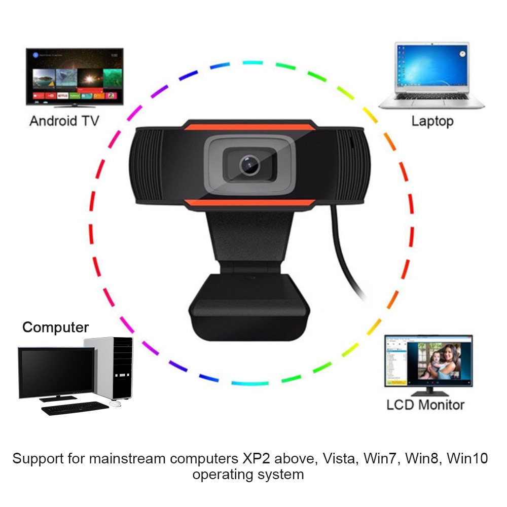 Webcam 1080P Auto Focus USB Web Camera with Built-in Noise Reduction Microphone Web Cam PC Webcam for pc Laptop computer camera