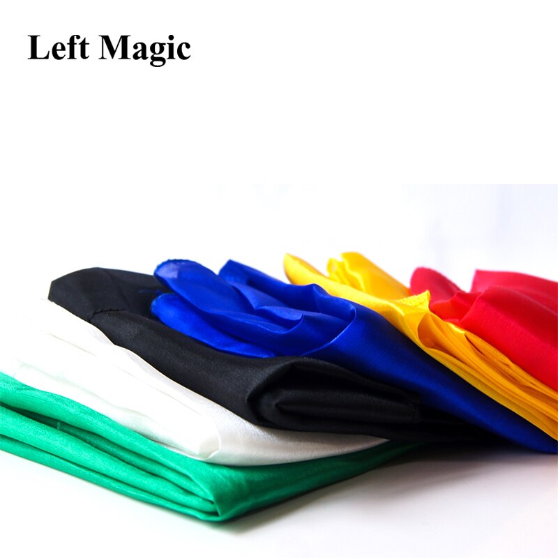 1 stuk kleurrijke zijde 60*60 cm sjaals magische trucs leren & onderwijs magische zijde voor close-up magie prop  e3136