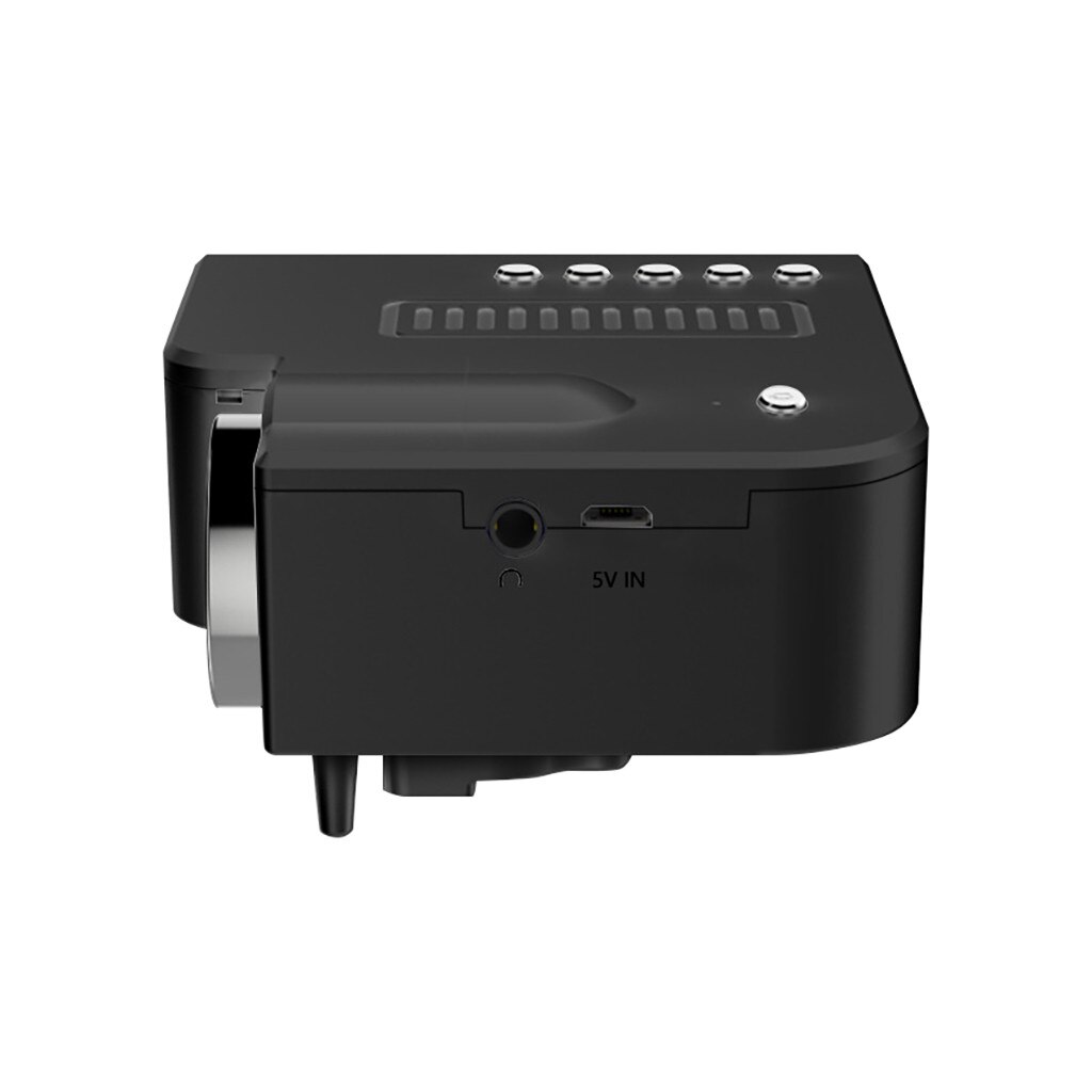 Projector US Plug LED Portable Home Theater Video Projector Support HD1080P For Outdoor Movie Black