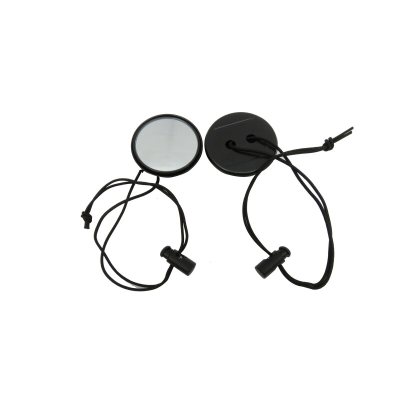 Portable Scuba Dive Panoramic Rearview Mirror with Lanyard Gear Snorkeling Cave Diving Jacket Vest Side Hanging Mirror